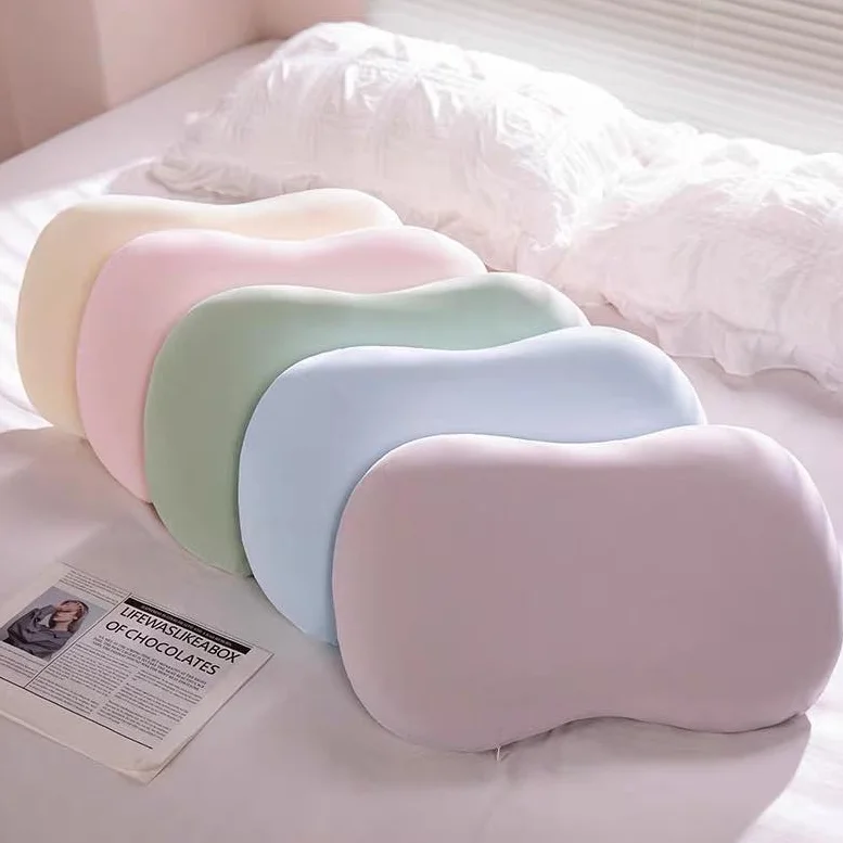 Premium Quality Memory Foam Pillow Super Comfortable Neck Support Pillow With Removable Washable Cover Plenty of Colors