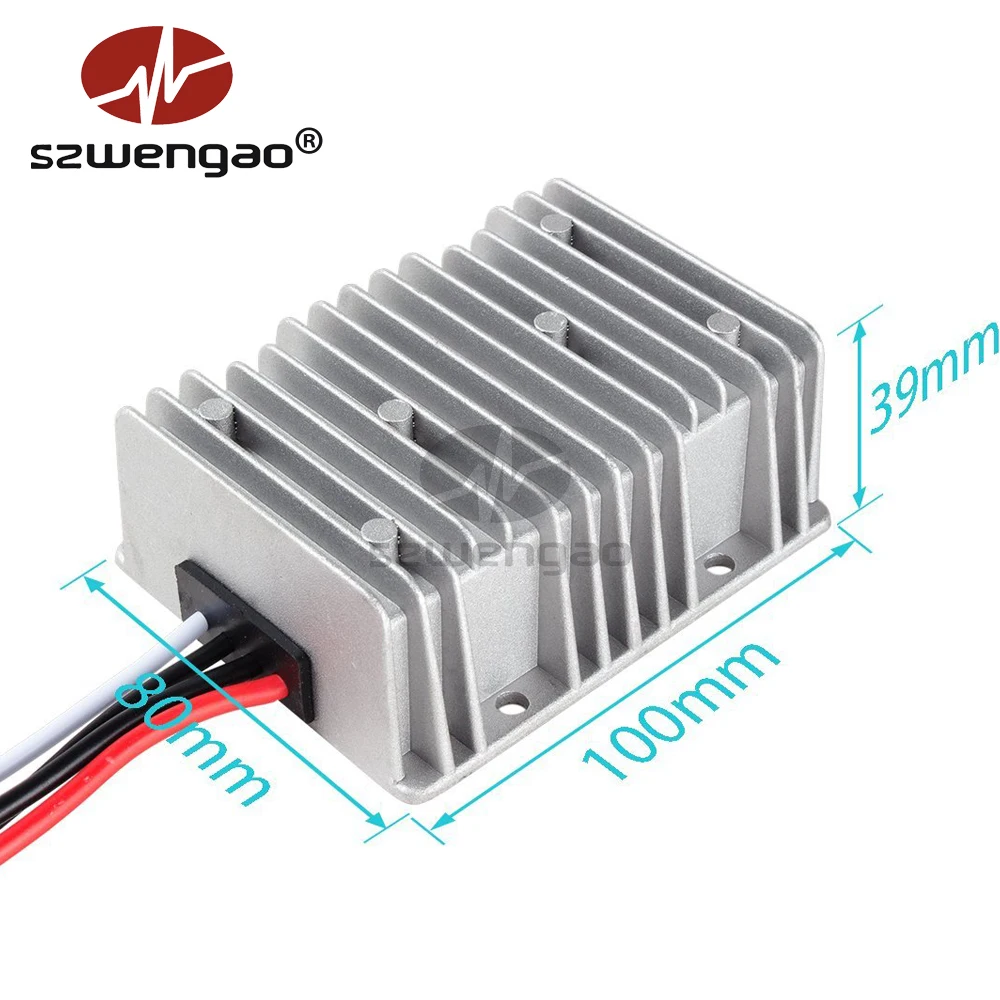 Waterproof Power Converter 12V 24V to 5V 40A 45A 50A DC DC Step Down Power Supply Buck Voltage Regulator for LED Cars