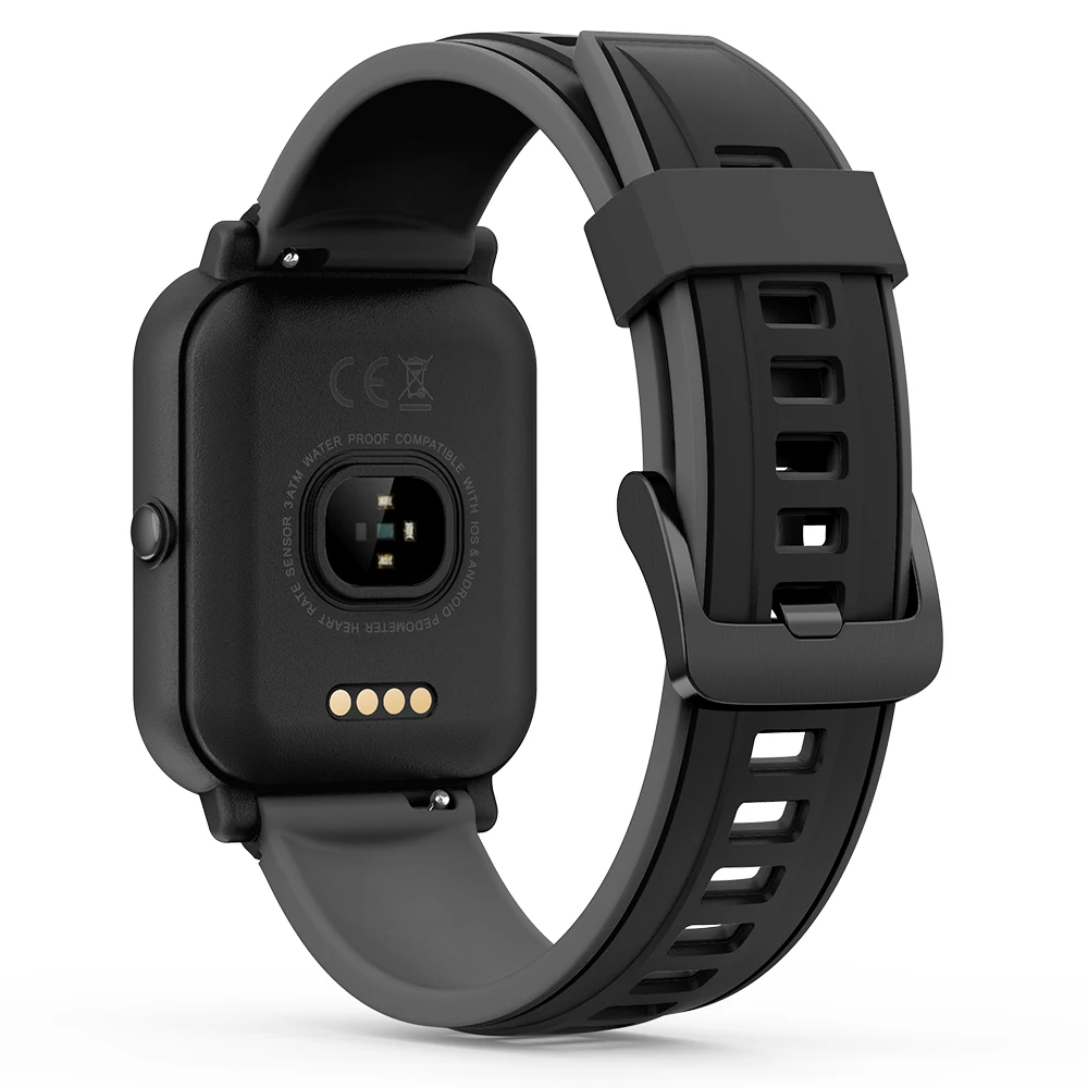 Japan Always ON Memory LCD Screen 1.28 Inch Fitness Smart Watch IP68 Waterproof SMA Smart Care Q3 Smart Watch