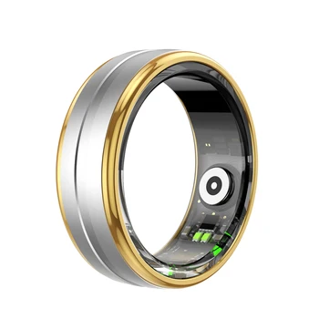 SHR Ring Intelligent Waterproof Smart Ring Fitness Tracker with Sleep & Heart Rate Monitoring 5-7 Days Battery Life Smart Ring