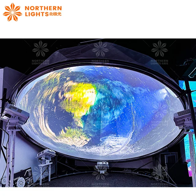 Northern Lights 360 Degree Immersive Dome Projector Screen Hemispherical Projection Screen