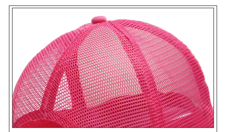 Custom logo Plain Blank Sponge Mesh Trucker Caps Adjustable Mesh Sports Baseball Hats Mesh Trucker Cap
