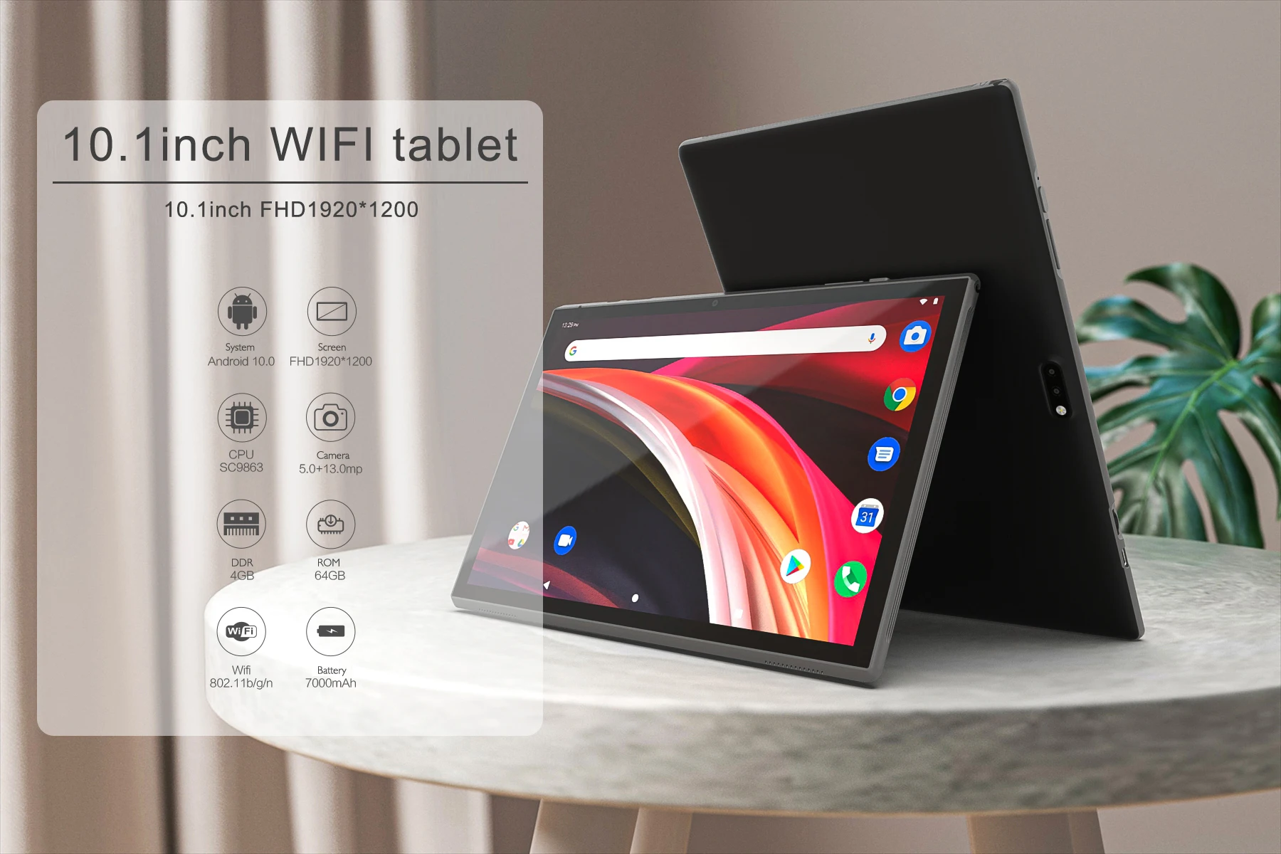 Rugged Tablet 12 Inch Special Design Car Tablet Android 11 With High