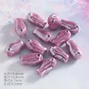 Pez pequeño electrochapado en cerámica, color lila (1 pza.)