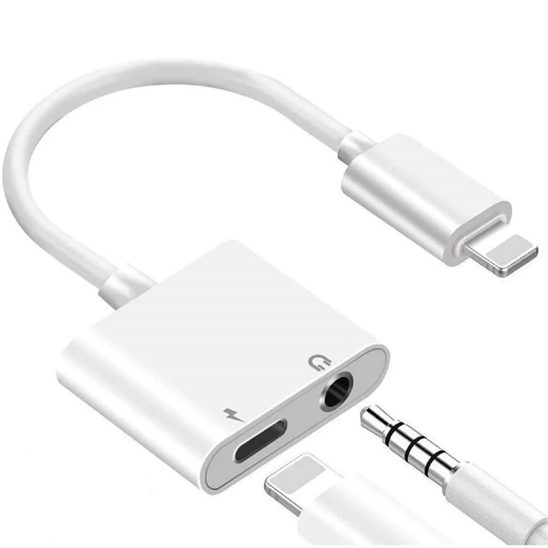 Adaptador De Jack Para Fone De Ouvido,Adaptador De Entrada De 3.5mm Para  Lightning A 3.5mm Para Fone De Ouvido,Adaptador De Áudio De Entrada De Fone  De Ouvido,3.5mm Para Iphone - Buy Adaptador