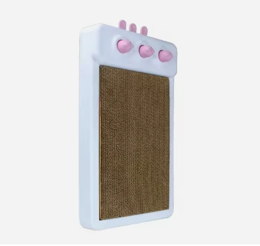 2-in-1 Sustainable Corrugated Wood and Sisal Scratch Board Interactive Paper Toy for Cats Eco-Friendly Cat Tree & Scratcher