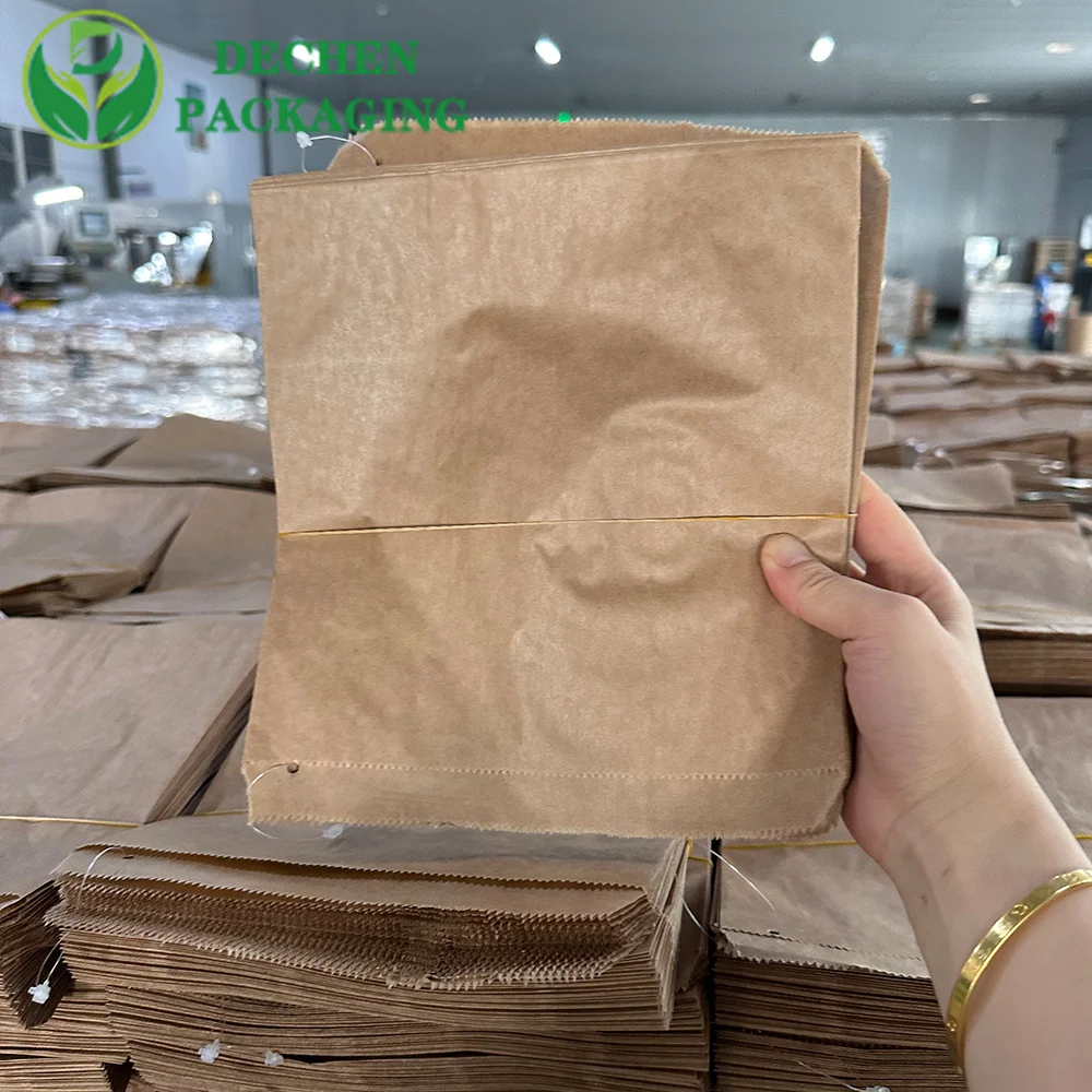 Brown Wax Paper Sandwich Bags