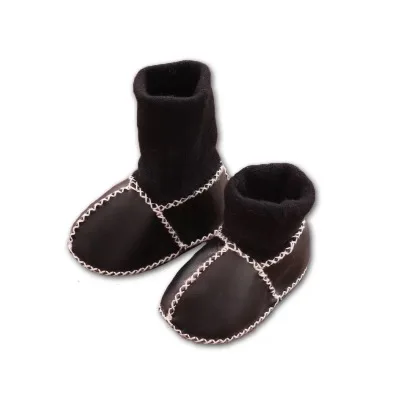 Factory direct sale fur one-piece baby shoes 0-12 months of wool baby walking shoes, baby shoes wholesale customization