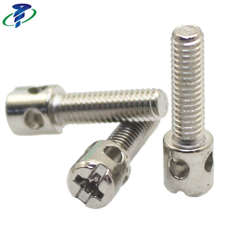 Plain Machine Thread DIN404 Stainless Steel Slotted Capstan Screws Sealing