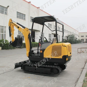 CE/EPA Compliant Mini Crawler Digger Farm Excavators Earthmoving Machinery Core Components Motor Pump PLC Bucket Attachments