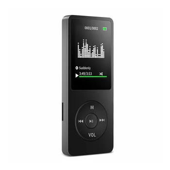Hot sell Digital mini MP3 music Players support e-book reading voice recorder fm radio alarm clock