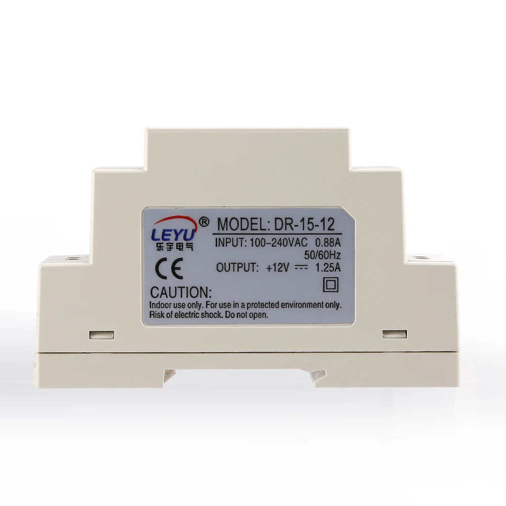 Alimentatore Switching DR-15-24 Su Guida DIN - 24V 15W 0.63A - Ideale Per Quadri Elettrici - Foto 4