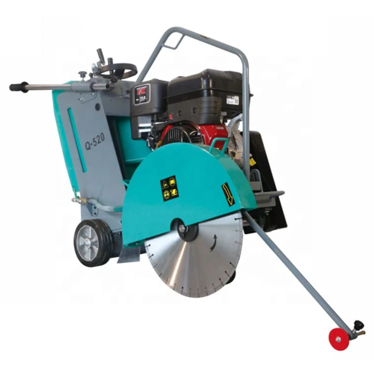 Q520 высокопроизводительный бетонный резак для асфальта бетонной дорожки пильный станок режущий с ручным нажимом бордюрный