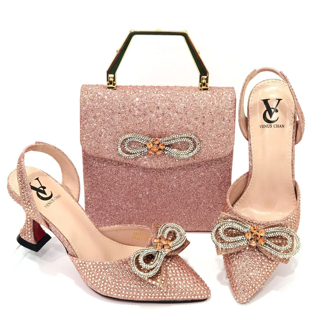 In Nigeria Wholesale Bags And Shoes Luxury Ladies Style Matching