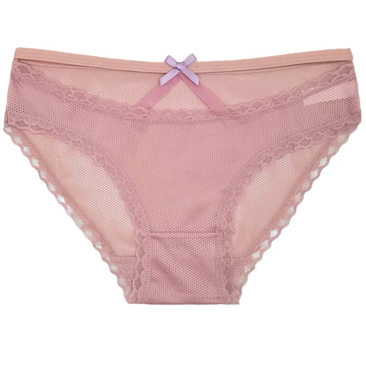 Yun Meng Ni New Sexy Style Transparent Nylon Brief Lady Panties