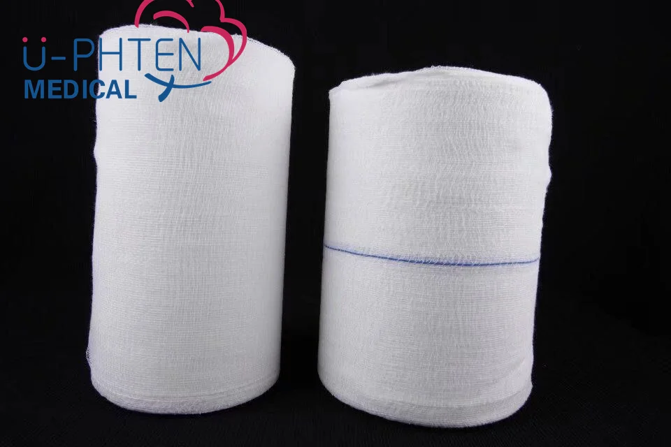 Bleached Medical Absorbent Cotton gauze roll 36X100Yds (4 PLY, 19 X 15)  from China manufacturer - Forlong Medical