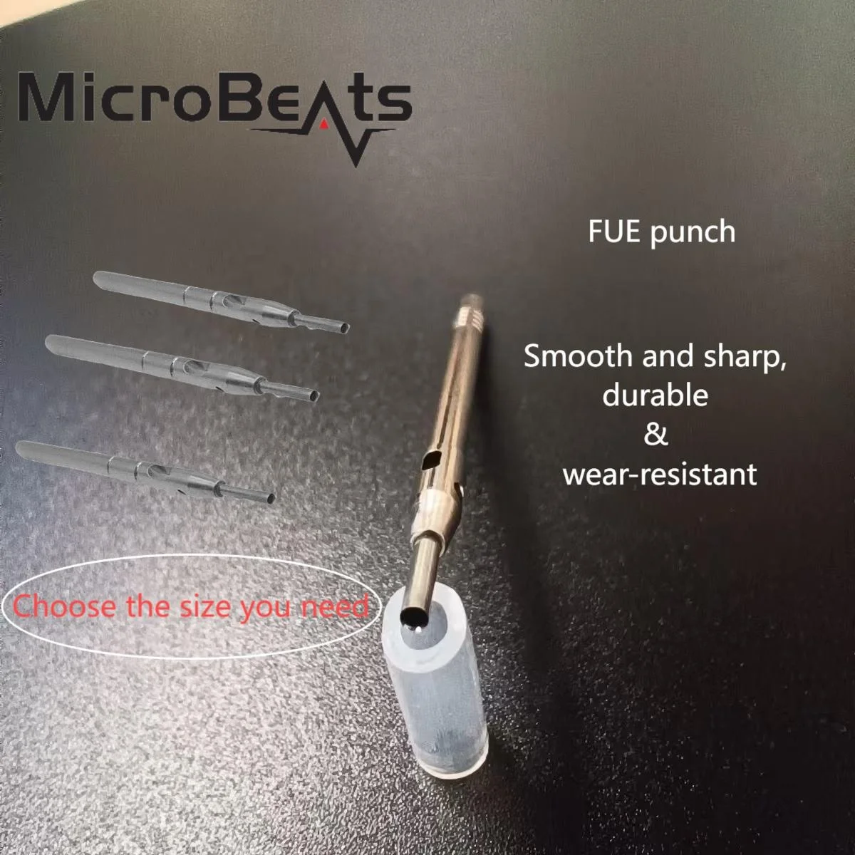 FUE Hair Implanting Basic Kit with Electric Hair Extraction Machine Implantor and FUE Punch