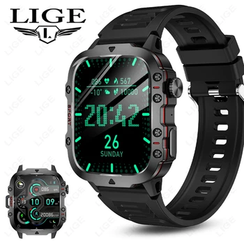 2024 Newest 1.96 Inch Smartwatch Sports Outdoor Fitness Tracker Waterproof QX11 Smart Watch For Men