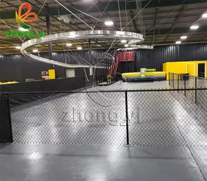 Extreme Adventure Indoor Playground Game Zip Line Air Rider Roster