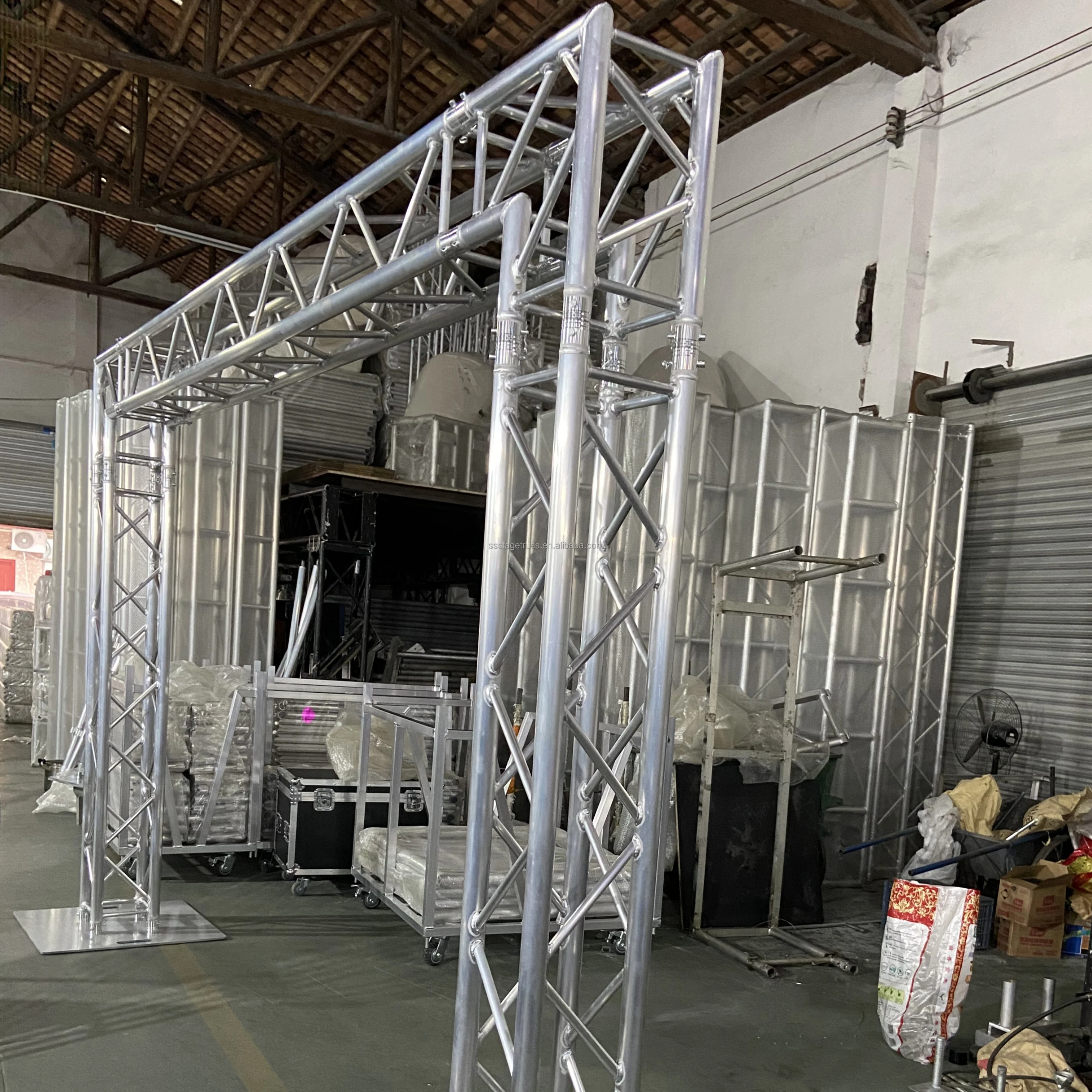 product outdoorindoor  led screen aluminium alloy lighting spigot truss goal post truss finish line truss for event-8