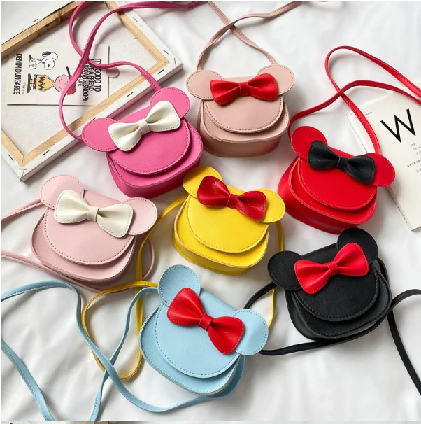 Little Girls Toddlers Mini Crossbody Shoulder Bag Coin Purse With Cute