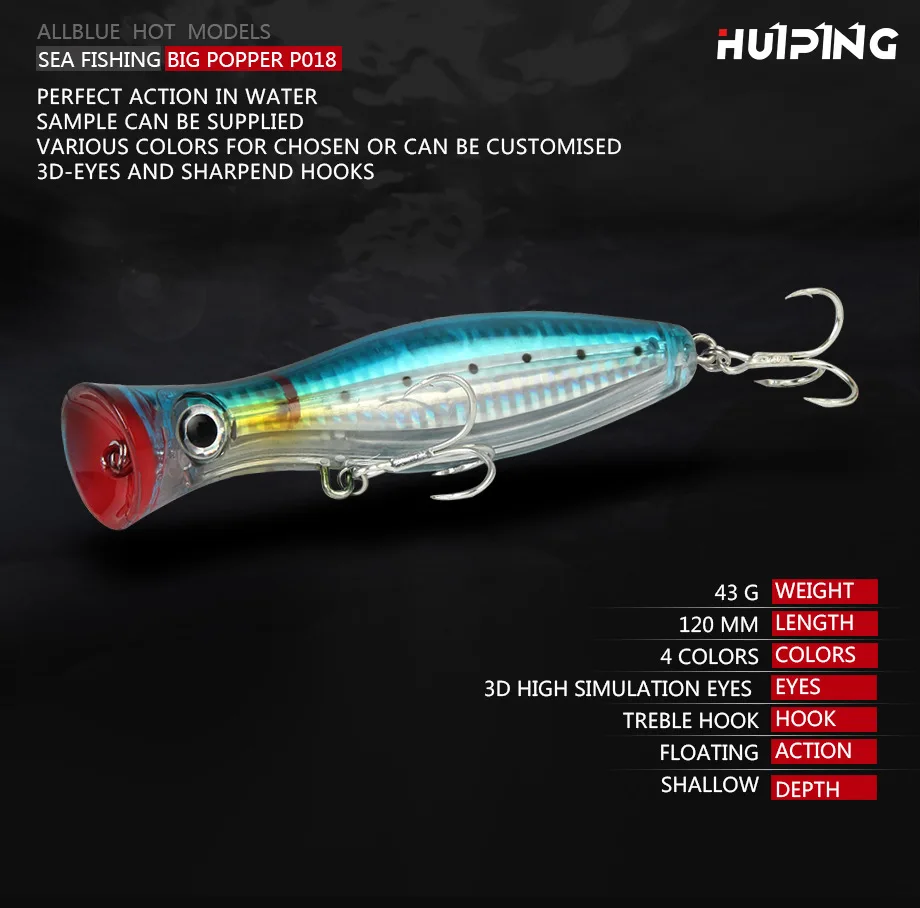 5 pièces Topwater crayon leurre de pêche 10cm/12g appâts ... - Alibaba