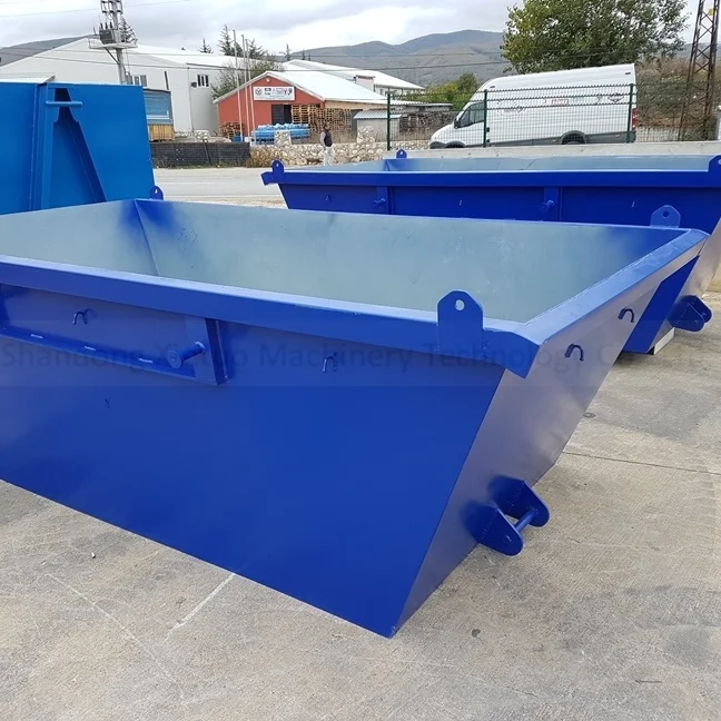 High Quality Metal Skips Bin Open Top Skips Garbage Bin Customizable
