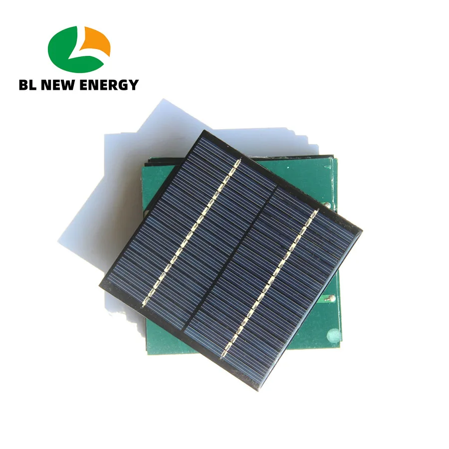 Wholesale Custom 1.2W Mini Small Size Solar Panel 12V Battery Charger 100mm X 100mm Solar Cells