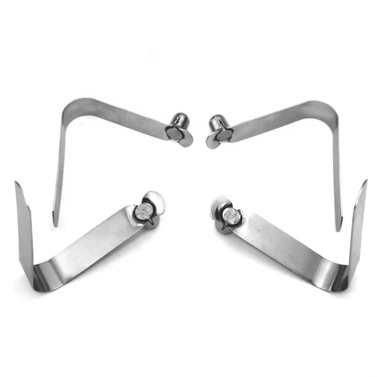 Progressive Stamping Metal U Clips Solid Button Flat Spring Steel Tool for Industrial Use