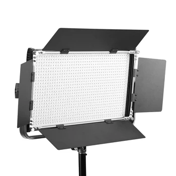 E-IMAGE E-1060 60w CRI95 1056PCS LED Photo Video Studio Film Panel  Light DMX with Barndoor