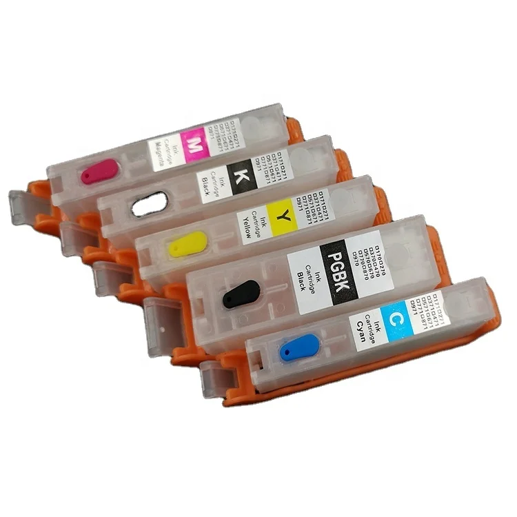 pgi370cli371 compatible for canon PIXUS MG5730/TS6030/TS5030 pixma  cartridge Refillable Cartridge for inkjet printer