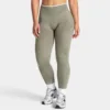 Khaki-green leopard print