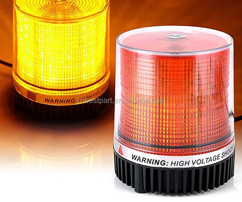 wholesale 12-24v 3W LED Warning Light Led flash rotary light LED warning flash beacon