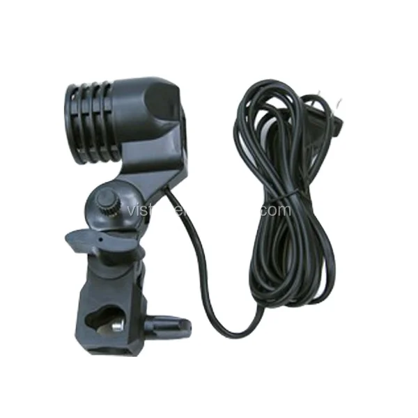 NEW E27 Single Head Bulb Holder E27 Socket Flash Umbrella Bracket Photo  Lighting Bulb Holder for Photography Studio Accessories