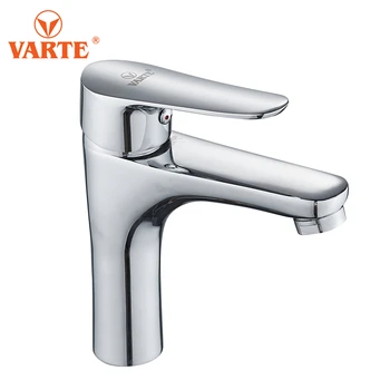 VARTE 3-Year Warranty Brass Body Zinc Handle Good Chrome Polishing Mixer Basin Faucet