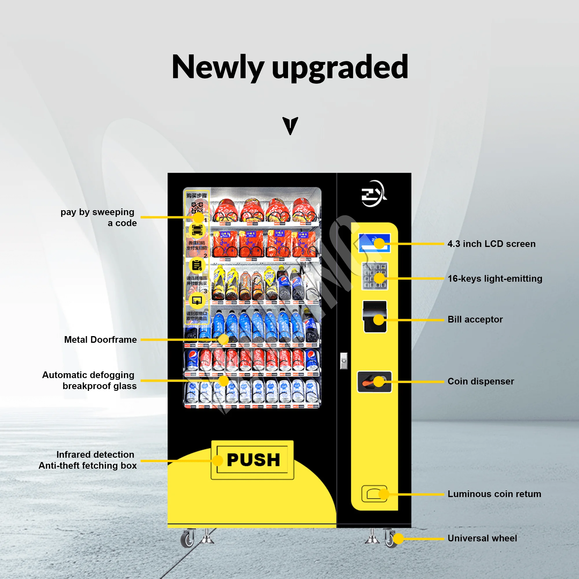 SBV DRINK コイン ZX Vending Machine - Efficient Solutions for Foods & Drinks
