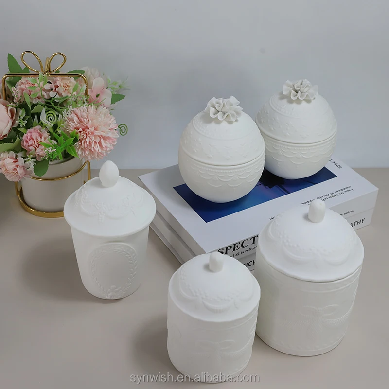 Luxury Candle Holder Decorative Tiger Diffuser Jar Ceramic Candle Vessel Ceramic Containers Custom Candle Jars With Lids factory