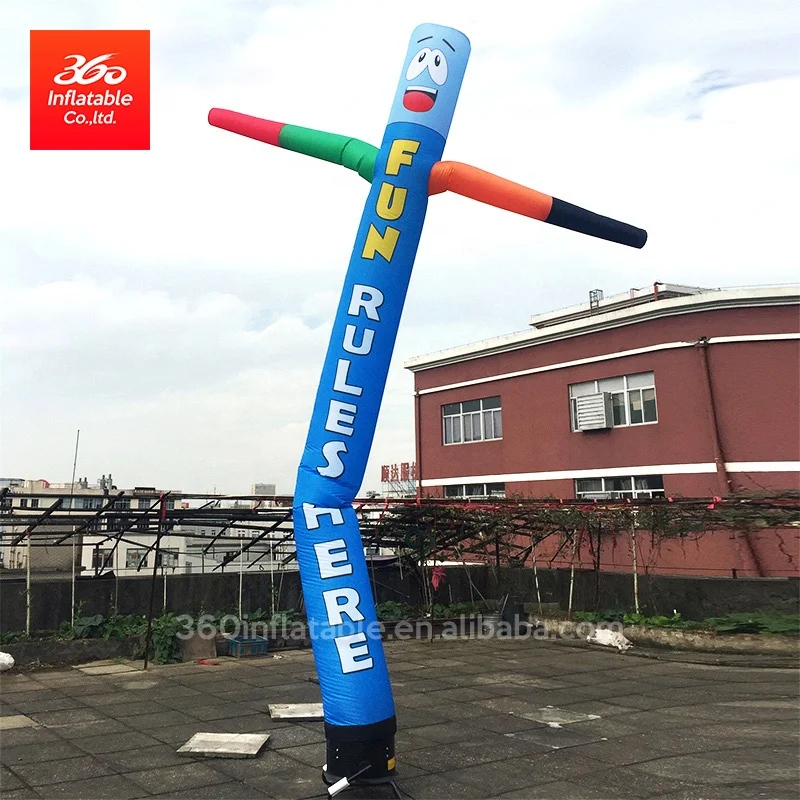 Tube Man Sky Dancer  Customization Custom Printing 6m height Air Dancer Blower Inflatable