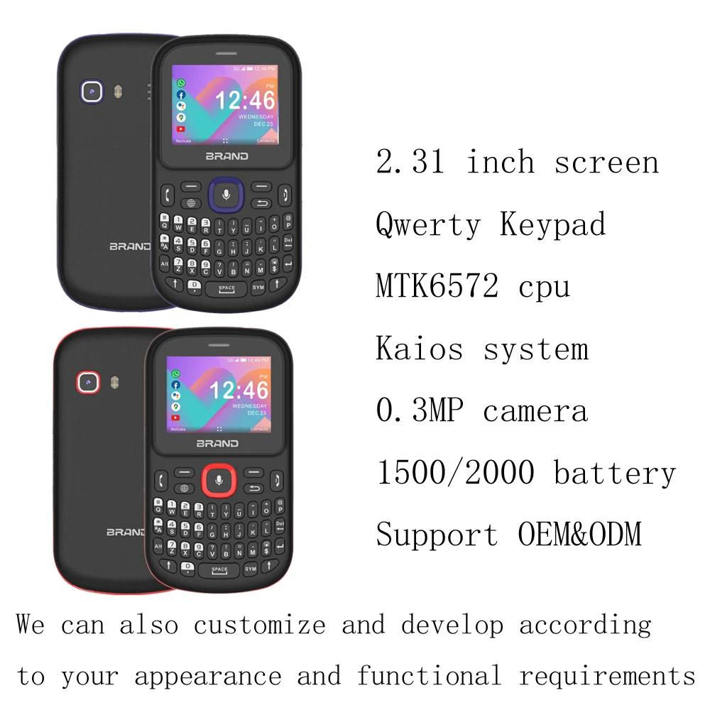 Oem Qwerty клавиатура телефоны 3G Kaios 2022 Новый разблокированный Qwerty  клавиатура мобильные телефоны на заказ Полная Qwerty клавиатура мобильные  телефоны поставщик| Alibaba.com