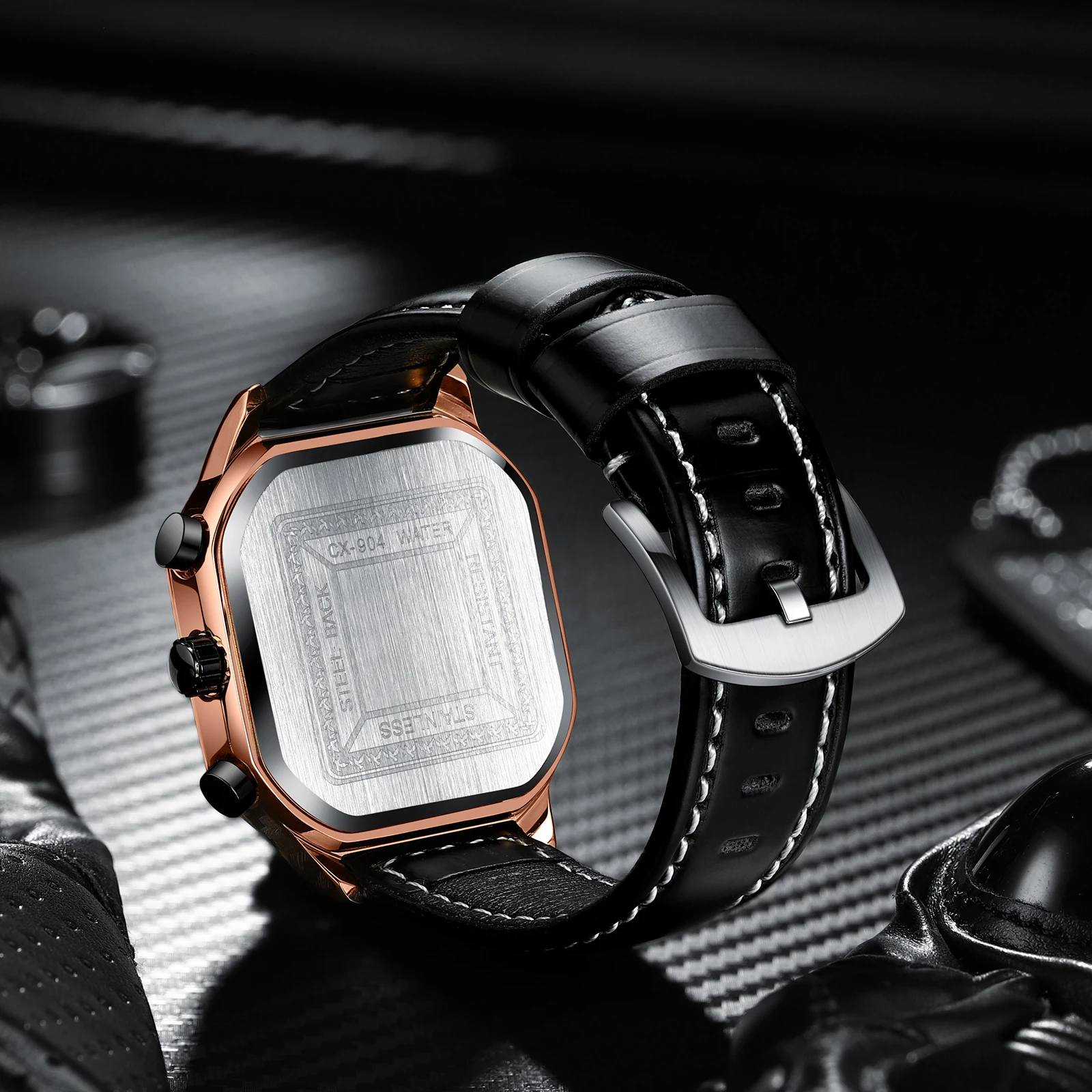 CHENXI 904 Multifunction Men's Quartz Watch - Luminous, Waterproof