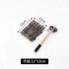 Soie de bambou violette 11*13