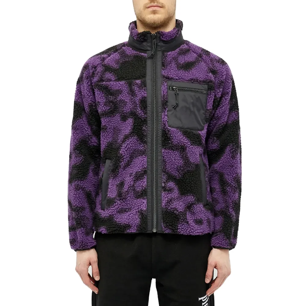 purple sherpa jacket mens