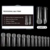 Omqt0539 120 unidades de moldes para uñas sin necesidad de lijado.