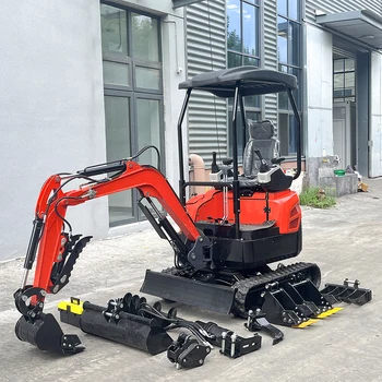 free shipping Kubota bagger 1.8 ton 2ton 1200kg 3 ton Multifunction excavator mini