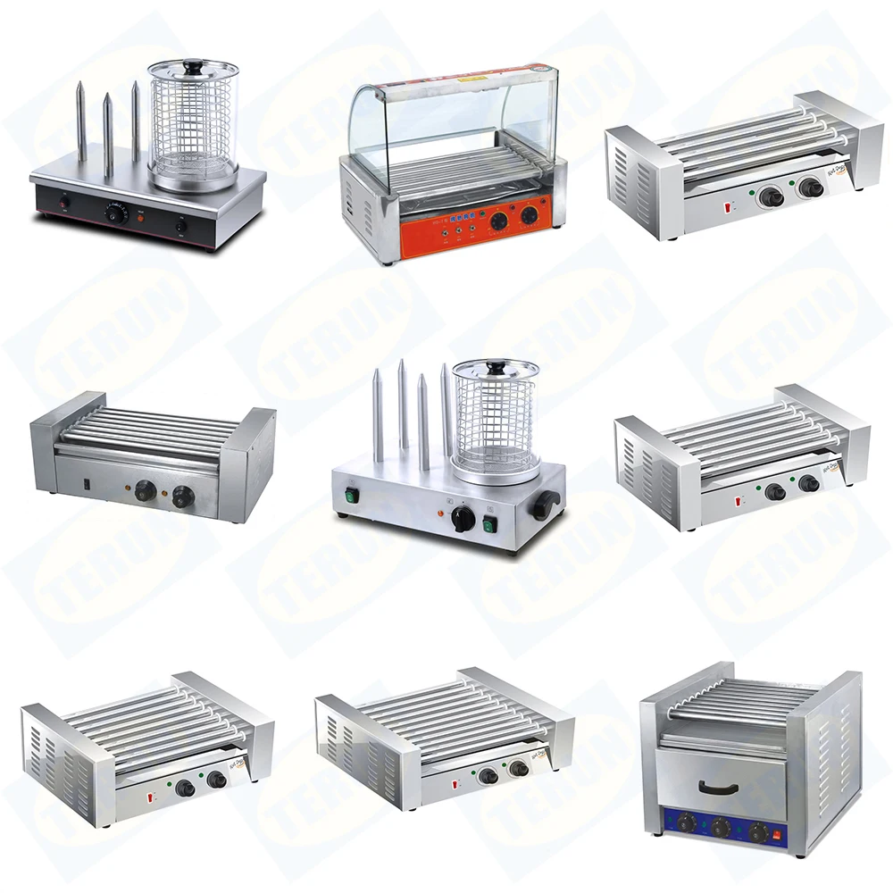 2024 Hot sale hot dog cooker hot dog maker machine sausage hot dog roller manufacture