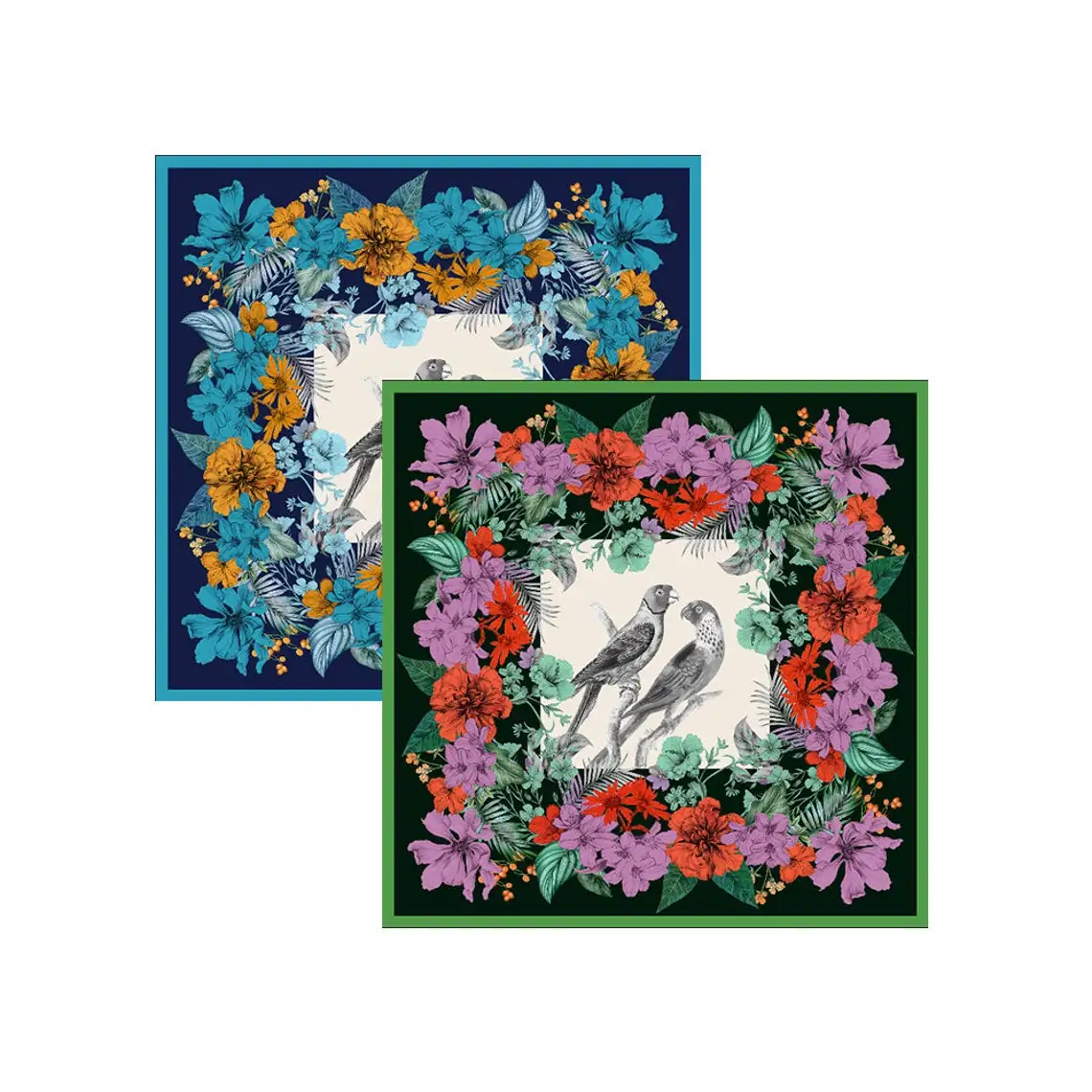 Scarf Manufacturer Luxury Custom 18 Momme Silk Twill Head Scarves With Logo Gift Box
