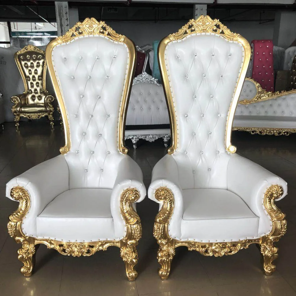 Wholesale King Throne Chairs Luxury Wedding Royal King Queen Chair - China  King Throne Chair, Cage Chair for Living