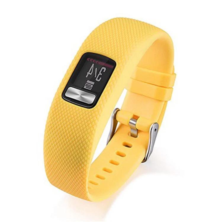 Garmin Vivofit 4 Replacement Silicone Smart Watch Band Durable Rubber Wristband