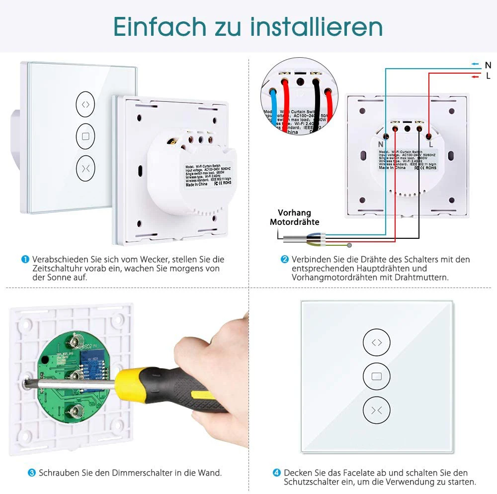 smart curtain switch