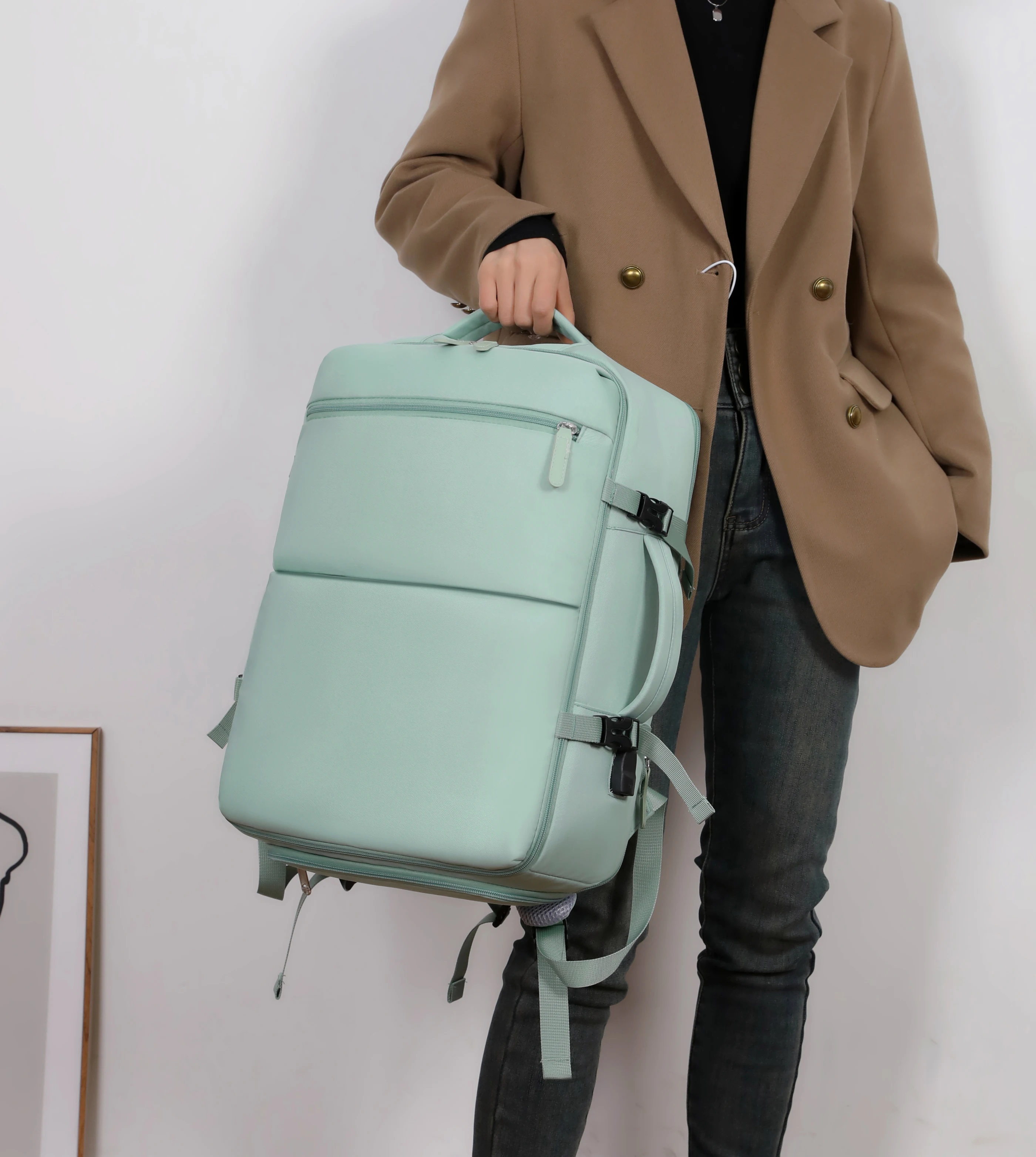 Carry on Backpack Women Waterproof 18 Inches Laptop Backpack